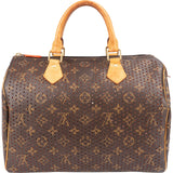 Louis Vuitton Limited Monogram Perforated Canvas Speedy 30 Handbag