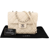 Chanel Quilted Caviar Leather Small Boxy Single Flap Crossbody Bag