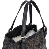 Gucci Monogram GG Buckle Tote Shoulder Bag