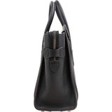 Céline Noir Grained Calfskin Luggage Handbag