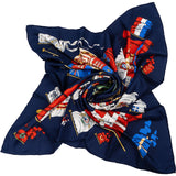 Hermès Pavois Silk 90 Scarf Tuch