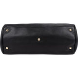 Gucci Pebbled Leather Bamboo Handbag