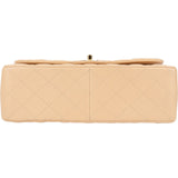 Chanel Quilted Lambskin Jumbo Double Flap Crossbody Bag