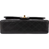Chanel Quilted Lambskin 24K Gold Medium Double Flap Shoulder Bag