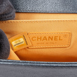 Chanel Quilted Grained Calfskin Medium Boy Single Flap Crossbody Bag