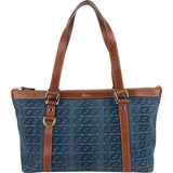 Gucci Monogram GG Denim Tote Abbey Handbag