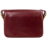 Celine Boxcalf Leather Horse Carriage Triomphe Shoulder Bag