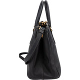 Prada Black Saffiano Leather Galleria Handbag