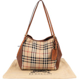 Burberry Nova-Check Monogram Haymarket Hobo Shoulder Bag