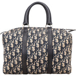 Christian Dior Trotter Monogram Oblique Boston Handbag - vintageandkickz