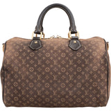 Louis Vuitton Mini Lin Monogram Idylle Fusain Speedy 30 Bandoulière Handbag