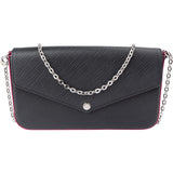 Louis Vuitton Noir Epi Leather Pochette Felicie Crossbody Bag