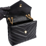 Saint Laurent Quilted Calfskin Small Loulou Crossbody Bag