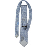 Hermès Chain Link Pattern Silk Tie Krawatte