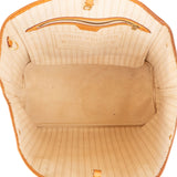 Louis Vuitton Monogram Damier Azur Canvas Neverfull MM Shoulder Bag