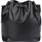 Louis Vuitton Noir Epi Leather Sac Noé Petit Shoulder Bag
