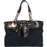 Gucci Monogram GG Canvas Positano Tote Handbag - vintageandkickz