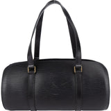 Louis Vuitton Noir Epi Leather Soufflot Handbag - vintageandkickz