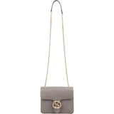 Gucci Pebbled Leather Small Interlocking GG Crossbody Bag