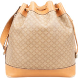 Céline Macadam Monogram Bucket Drawstring Shoulder Bag