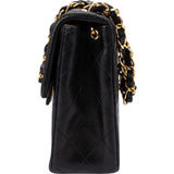 Chanel Quilted Lambskin 24K Gold Single Flap Crossbody Bag