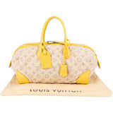 Louis Vuitton Monogram Limited Edition Printemps Denim Speedy Round Handbag