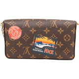 Louis Vuitton Monogram Canvas Limited Illustre World Tour Pochette Felicie Crossbody Bag