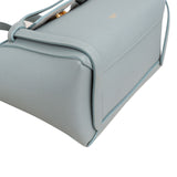 Celine Light Blue Leather Grained Calfskin Belt Handbag