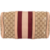 Gucci Monogram GG Sherry Line Boston Handbag