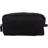 Prada Tessuto Nylon Saffiano Leather Cosmetic Pouch