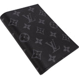 Louis Vuitton Monogram Eclipse Canvas Card Holder Passport Cover