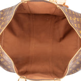 Louis Vuitton Monogram Canvas Keepall 55 Bandoulière Travel Bag