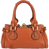 Chloé Grained Leather Paddington Satchel Handbag