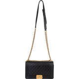 [🔄️B11 / F30] Chanel Quilted Lambskin Medium Boy Crossbody Bag - vintageandkickz