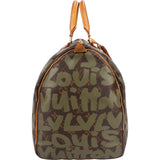 Louis Vuitton Limited Monogram Canvas Graffiti Keepall 50 Travel Bag