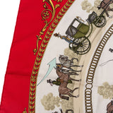Hermès La Promenade de Longchamps Silk Carre 90 Scarf Tuch