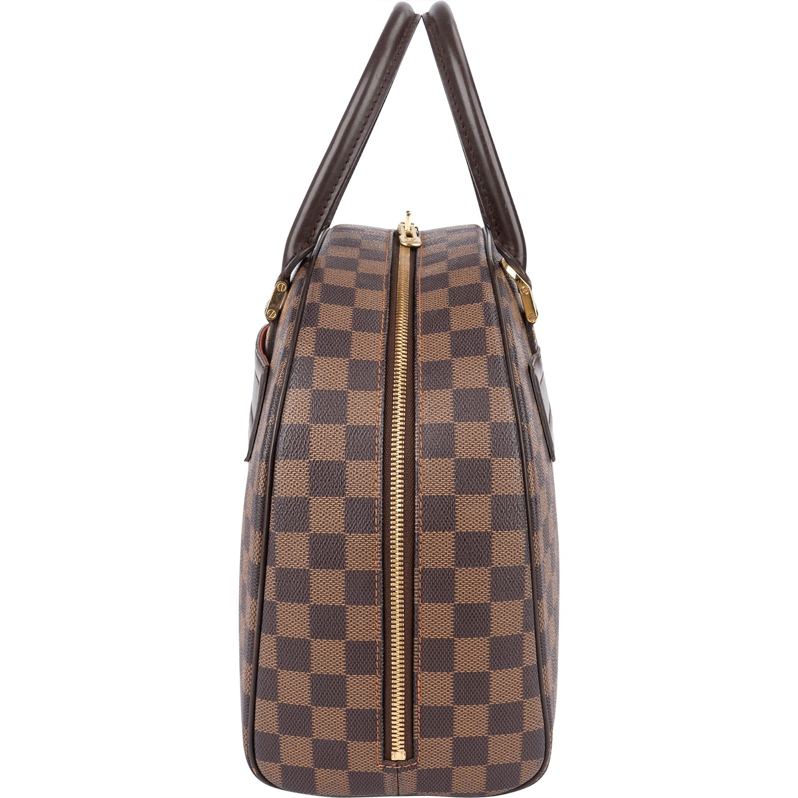 [🔄️B23 / F47] Louis Vuitton Monogram Damier Ebene Canvas Rivington PM Handbag - vintageandkickz