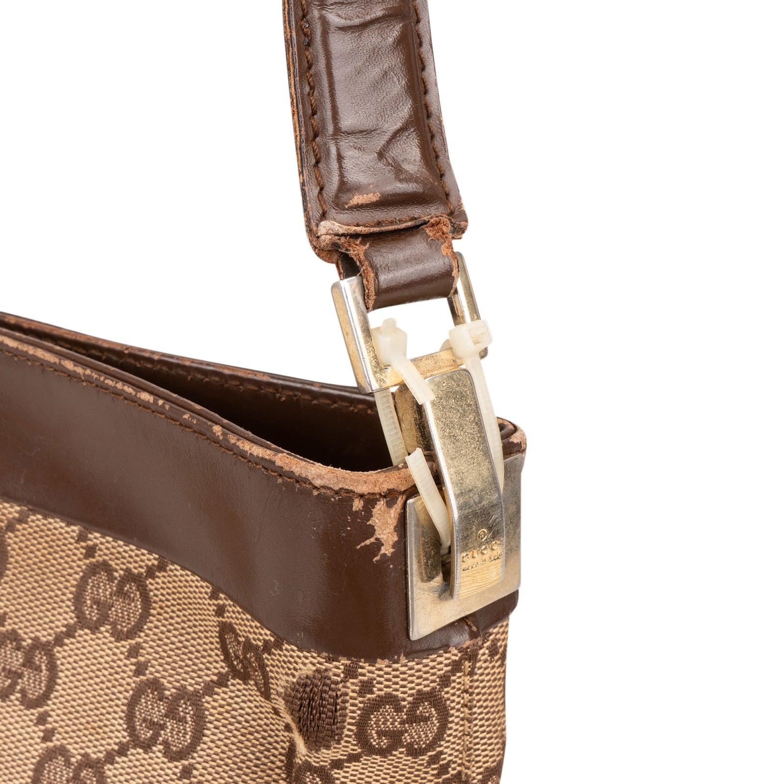 [🔄️B09 / F14] Gucci Monogram GG Canvas Shoulder Bag - vintageandkickz