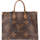 Louis Vuitton Monogram Canvas Giant Reverse Onthego GM Handbag