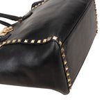 Valentino Garavani Grained Calfskin Rockstud Tote Shopper Handbag