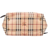 Burberry Nova-Check Haymarket Hobo Shoulder Bag