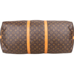 [🔄️B07 / F01] Louis Vuitton Monogram Canvas Keepall 55 Bandoulière Travel Bag - vintageandkickz