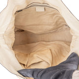 Gucci Monogram GG Canvas Bamboo Hobo Shoulder Bag - vintageandkickz
