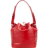Louis Vuitton Red Epi Leather NM Sac Noé Petit Shoulder Bag