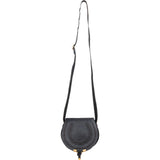 Chloé Grained Calfskin Small Marcie Saddle Crossbody Bag