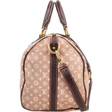 Louis Vuitton Monogram Mini Lin Speedy 30 Bandoulière Handbag