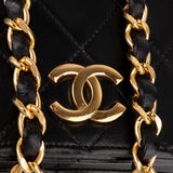 Chanel Quilted Lambskin Small 24K Gold Single Flap Shoulder Bag