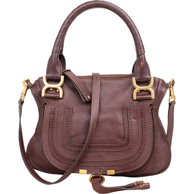 Chloé Grained Calfskin Marcie Handbag