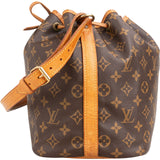 Louis Vuitton Monogram Canvas Sac Noé Petit Shoulder Bag