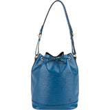 Louis Vuitton Blue Epi Leather Sac Noé Grande Shoulder Bag
